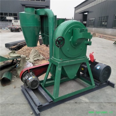 泰丰全自动齿盘粉碎机 邵阳稻壳除尘粉碎机 杂草药材打粉机出口设备