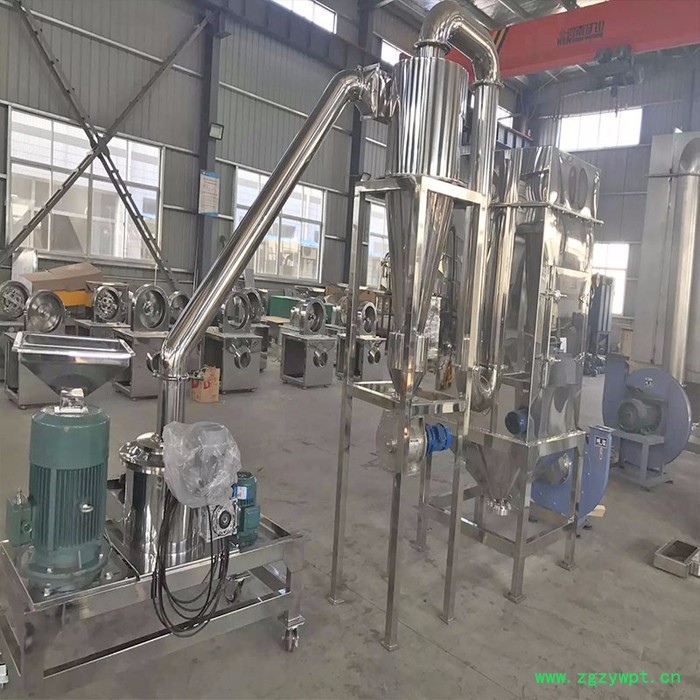 黄豆超微粉碎机 茶叶粉碎机 脉冲除尘粉碎机  中草药粉碎机 自动出料图2