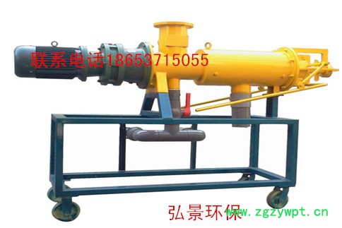 弘景LGF-X酒糟药渣脱水机|豆渣脱水机|纸浆脱水机 鸡粪烘干机图3