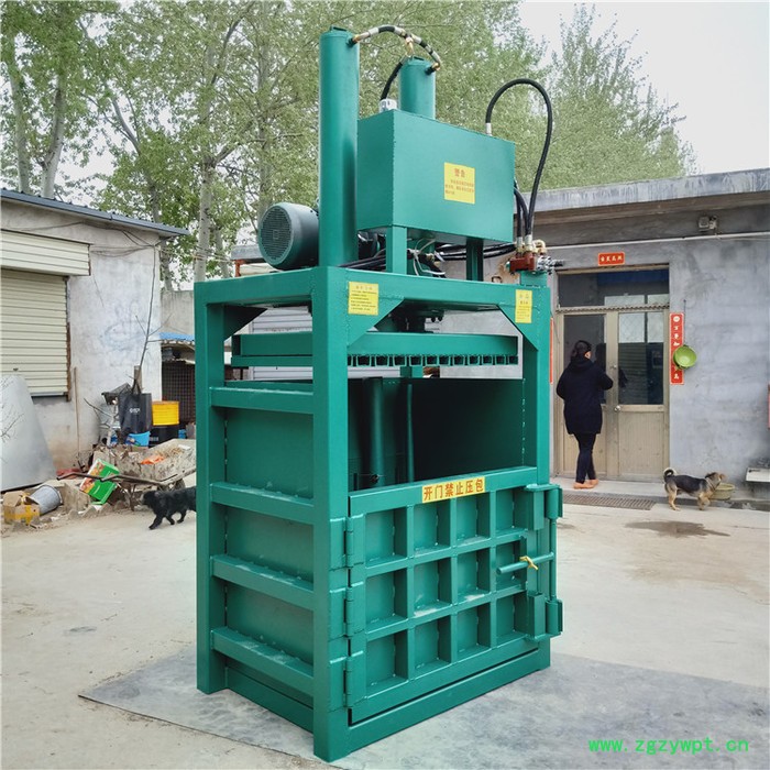 启航废品压块设备 塑料打包机 中药材压块机图2