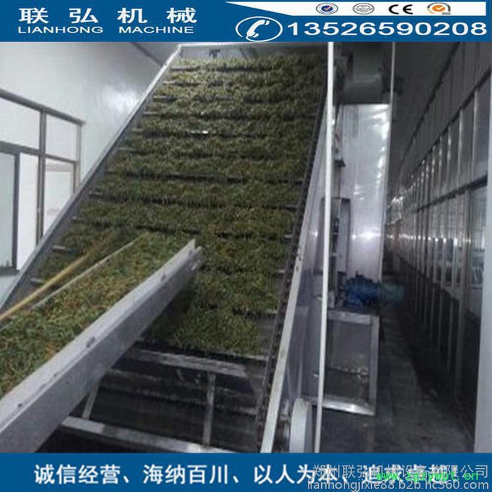 联弘DW-1.2-8  穿流干燥机 网带式蔬菜烘干机 粮食中草药烘干设备 西瓜子干燥机图4