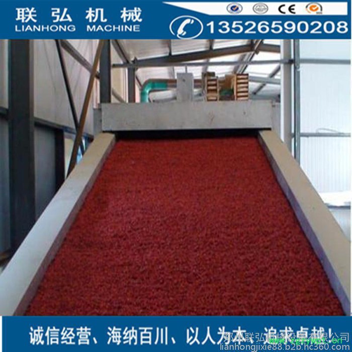 联弘DW-1.2-8  穿流干燥机 网带式蔬菜烘干机 粮食中草药烘干设备 西瓜子干燥机图2