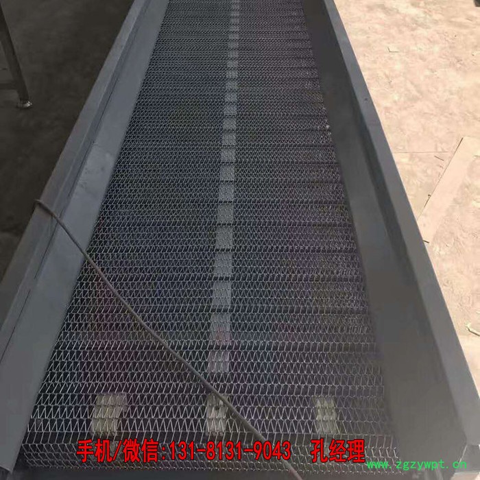 不锈钢网带输送机 网带式输送设备 药材碾压输送机 定制图5