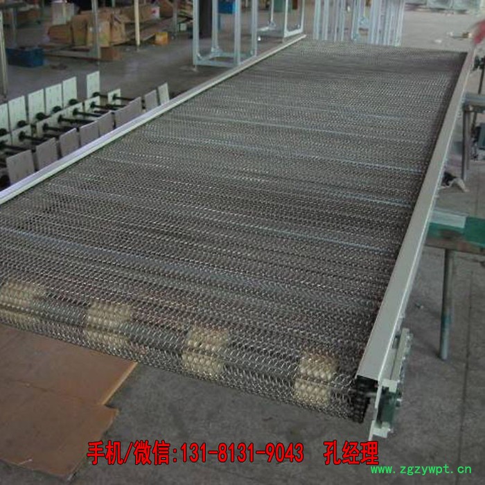 不锈钢网带输送机 网带式输送设备 药材碾压输送机 定制图2