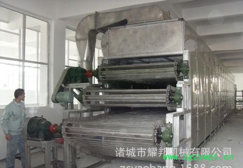 可控温当归党参等中药材烘干机 不锈钢三层箱式烘干设备流水线图3