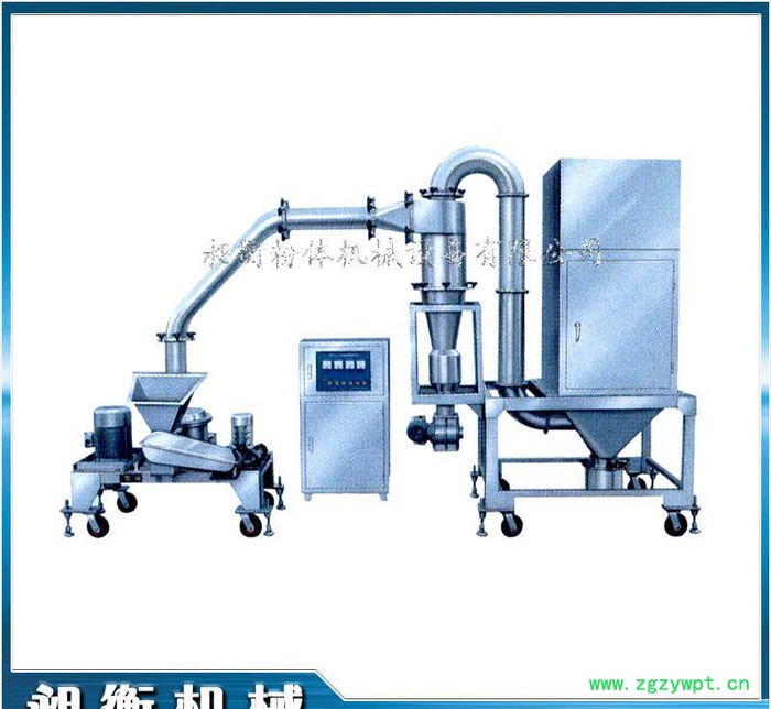 风选式超微粉碎机 中草药脉冲除尘粉碎机组 无筛网细度可调图3