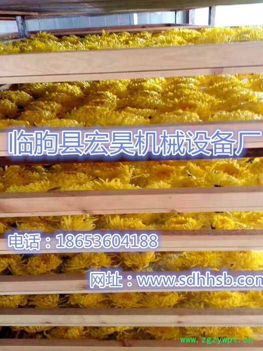 宏昊HH-80 菊花烘干机 杭白菊烘干机 金丝皇菊烘干房 煤电两用 中药材烘干设备 高质量 价格优惠 欢迎定制加工图7
