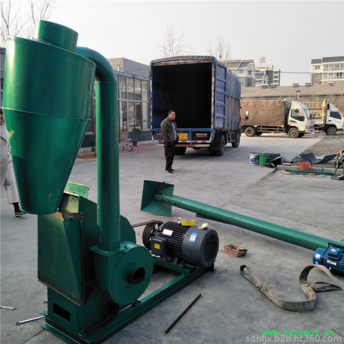 菏泽供应锤片式秸秆药材粉碎设备 玉米饲料粉碎机图7