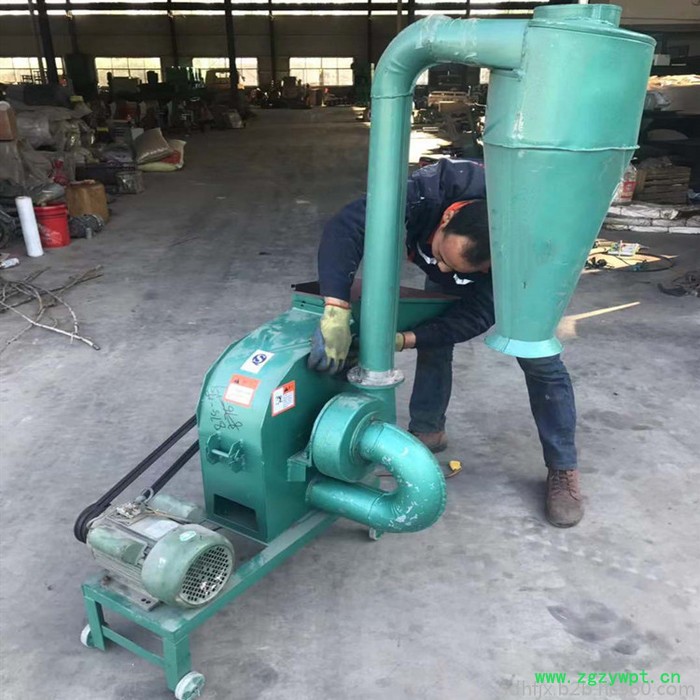 菏泽供应锤片式秸秆药材粉碎设备 玉米饲料粉碎机图6