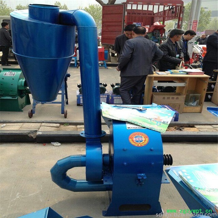 菏泽供应锤片式秸秆药材粉碎设备 玉米饲料粉碎机图5