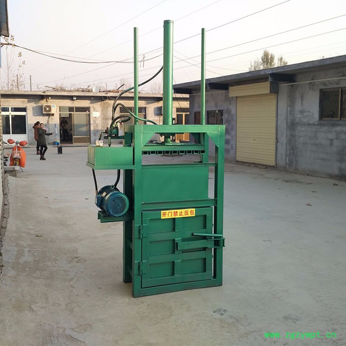 全自动液压打包机设备 耐用立式废纸打包机 山东药材液压打包机图2