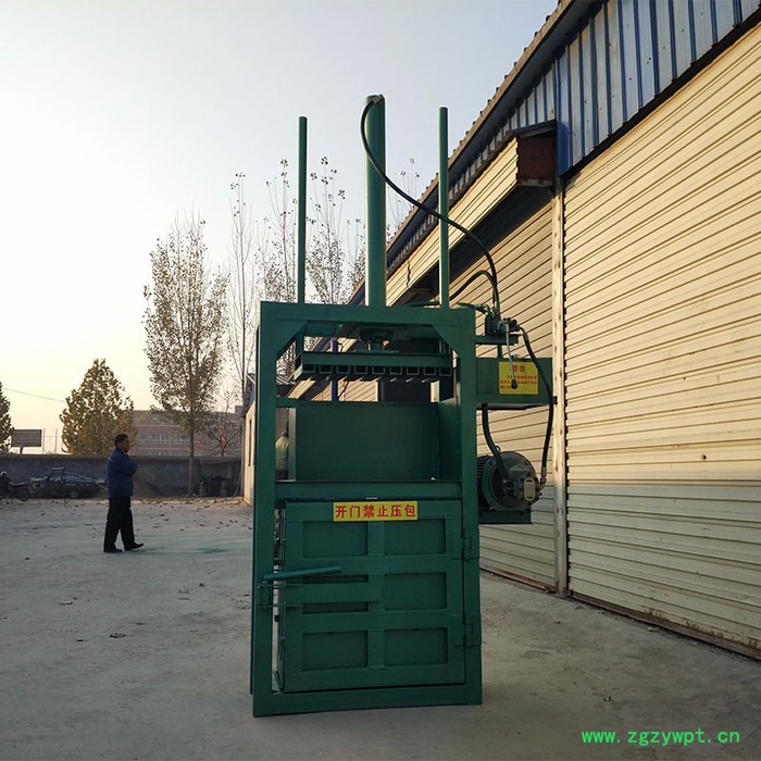 全自动液压打包机设备 耐用立式废纸打包机 山东药材液压打包机图4