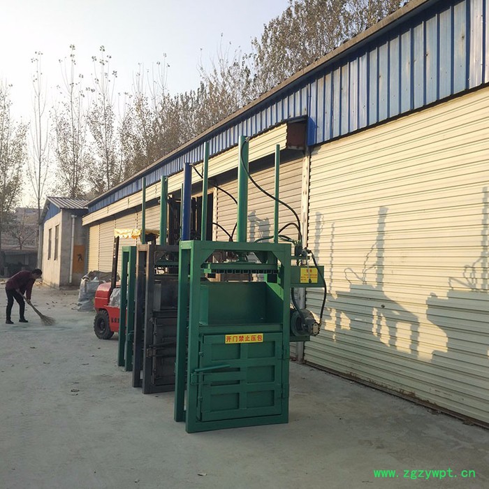 全自动液压打包机设备 耐用立式废纸打包机 山东药材液压打包机图3