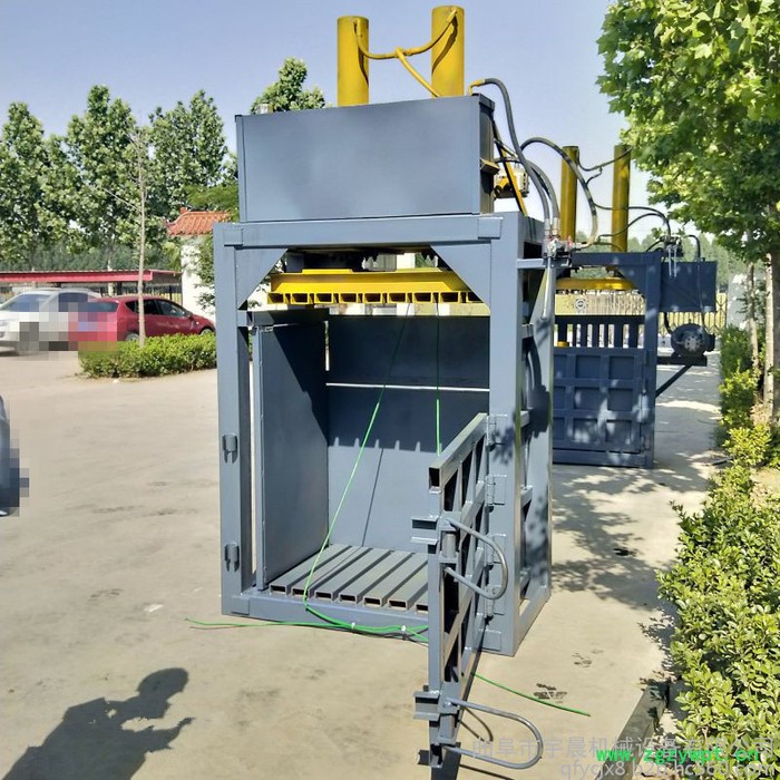 10吨小型压块打包设备压缩药材甜叶菊压块机立式废纸液压打包机图8