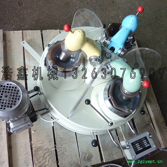 江西浩鑫出售XPM120*3三头研磨机 实验室干法研磨设备 药材粉磨小型细磨机图5