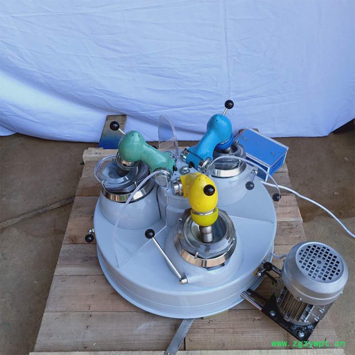 江西浩鑫出售XPM120*3三头研磨机 实验室干法研磨设备 药材粉磨小型细磨机图3