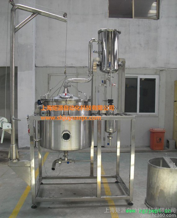 ,精油蒸馏设备 提取罐 中药浓缩锅 药材浓缩机图2
