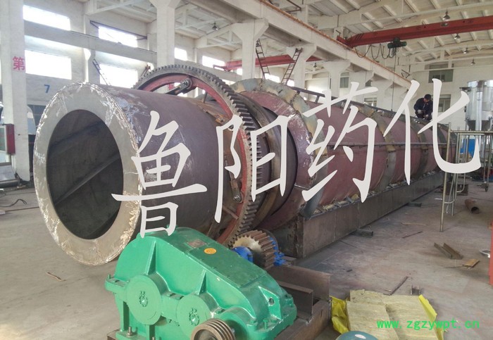药渣干燥滚筒连续干燥机  HYG回转滚筒干燥设备  鲁阳干燥图3
