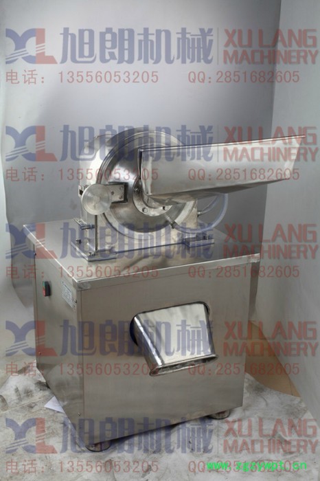 纤维含量高的药材粉碎效果极好！水冷式粉碎机（不锈钢粉碎机）图2