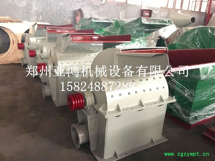 小型木材纤维粉碎机，木糠粉碎机，药材粉碎机   郑州亚鸿机械图2