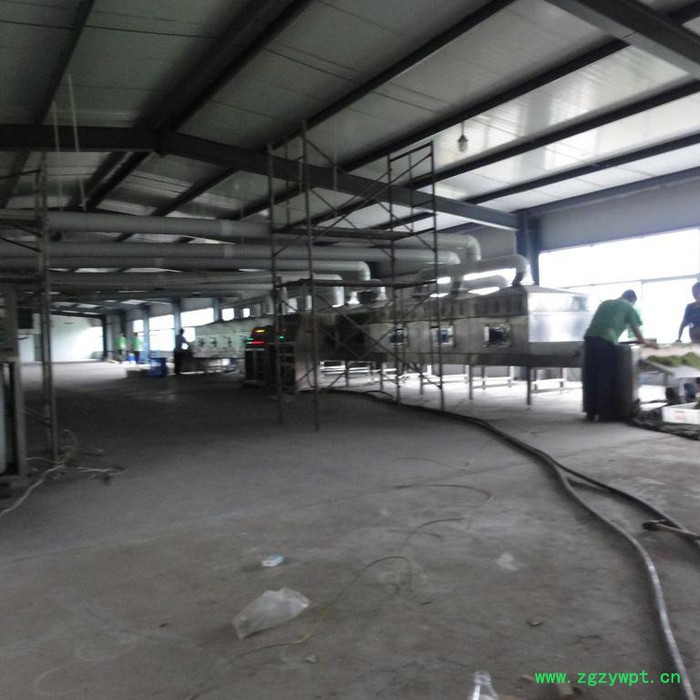 供应鑫弘xh-90kw型隧道式中药材 微波干燥杀菌设备图2