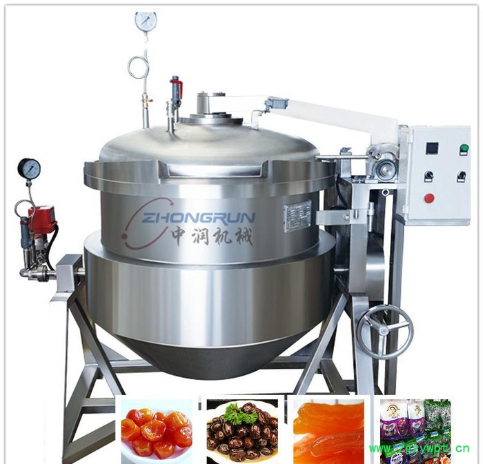 全自动药材熬制设备哪家好 商用食品机械设备 全自动蒸煮锅专业图2