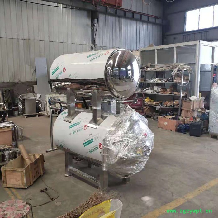 星科 食品杀菌锅 奶酪药材杀菌设备 银耳木耳菌种灭菌机 双层电加热水浴式 杀菌釜图4