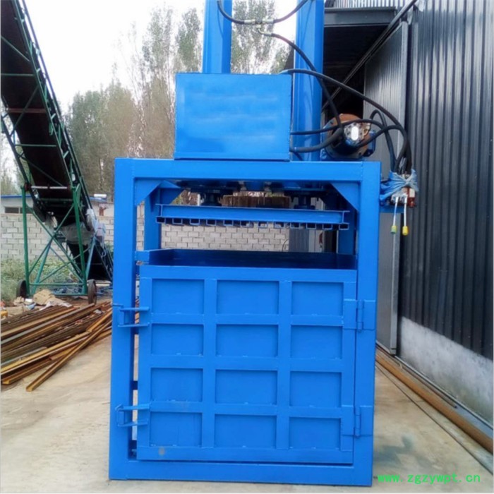 操作简便打包机 中药材立式打包机 启航纸箱压缩好设备 操作简便废品打包机图2