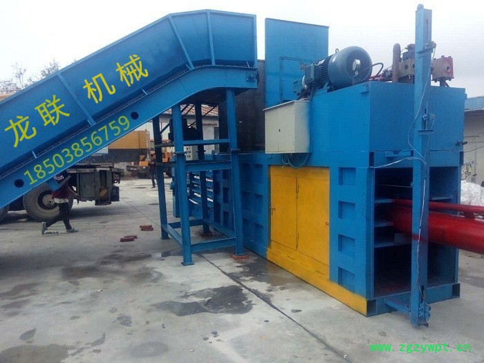 **推荐】郑州龙联LL-180型液压棉花打包机 药材打包机械 饮料瓶打包机设备图3