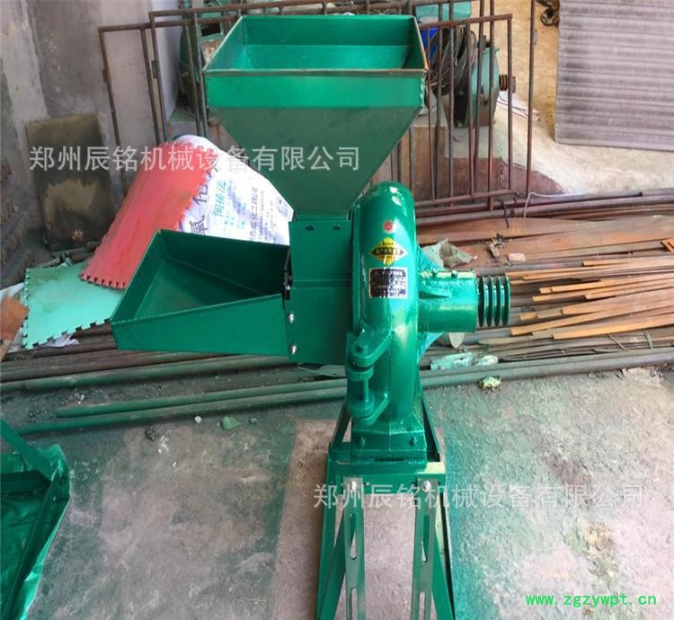 辰铭齿盘式玉米芯打碎320型大米绿豆磨粉中药材粉碎机直销