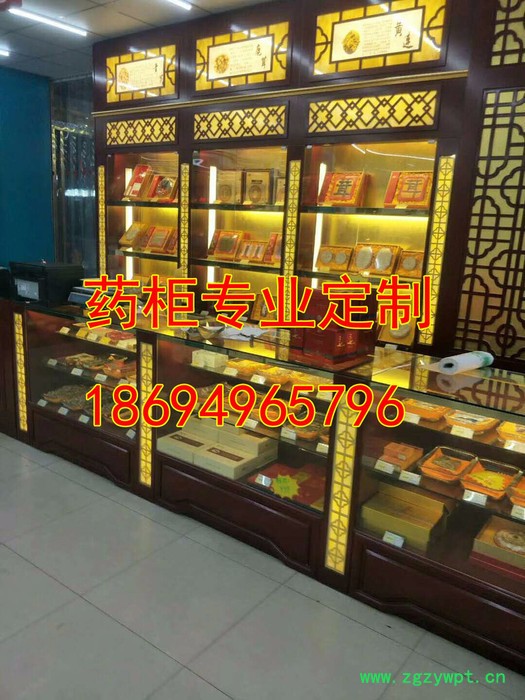 **中药柜/中药斗/百眼橱/操作台/调剂台实木杉木板烤漆图6