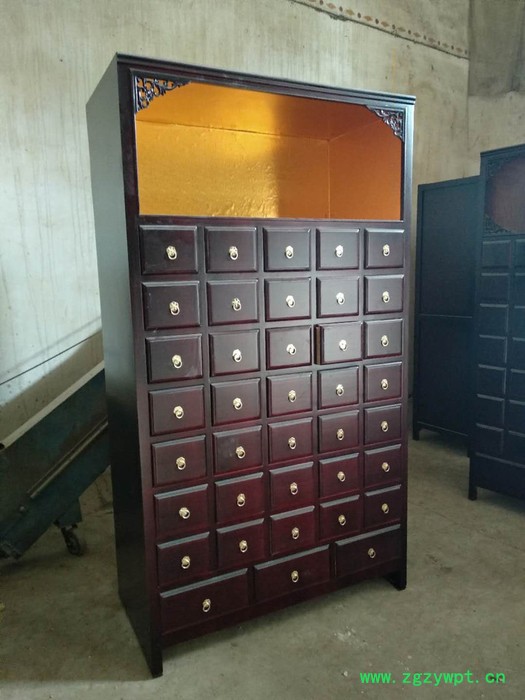 褚福中药柜**支持定制1.2米宽2.15米高0.6米厚横五竖八111味药图3