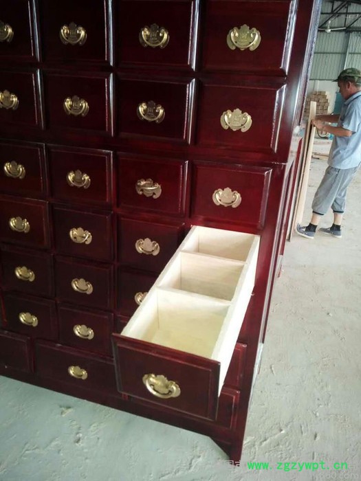 华都中药橱柜 A--05  中药柜套装   中药柜 实木中药橱 整套中药柜  松木中药柜 带对联中药柜  中药柜套装图3