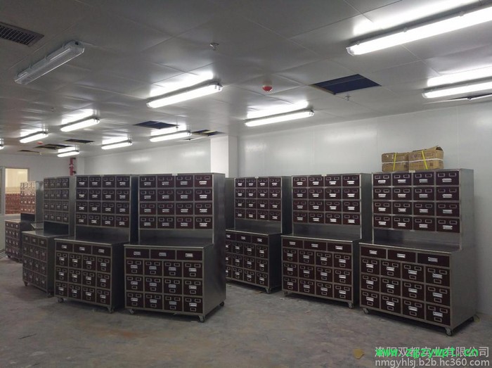 呼市不锈钢中药柜 呼市不锈钢药架 呼市医院用药柜-双都实业公司图2