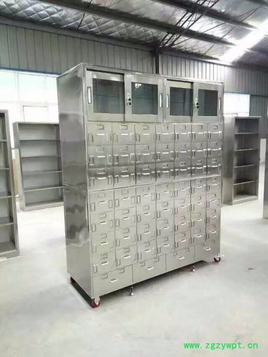 华都中药柜AB-03不锈钢中药柜中药柜中药斗 201不锈钢中药柜图3