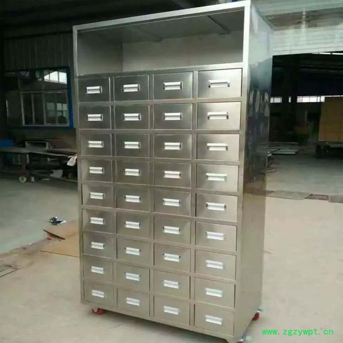 乐众中药柜 中药橱  不锈钢中药台图3