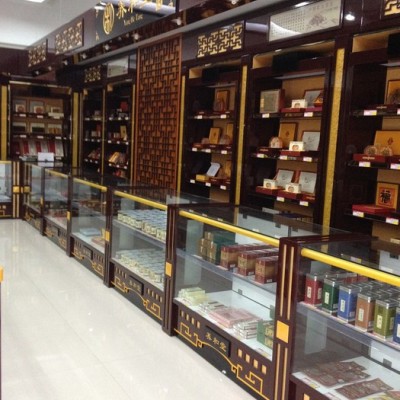 药店升级改造设计制作、中药柜、西药柜、参茸展示柜