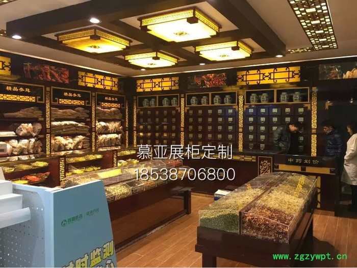 中药柜，中药橱，中药柜展示柜，药店柜台，草药柜zy-1图7
