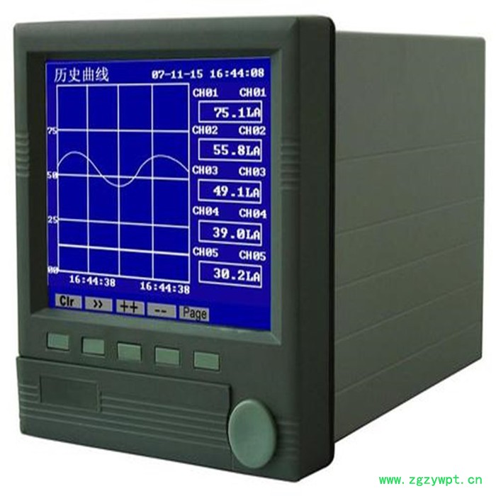 杰晟300A 无纸记录仪带曲线显示温度记录仪图3