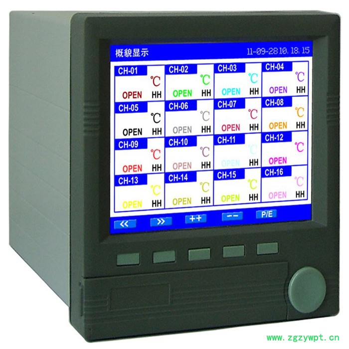 杰晟300A 无纸记录仪带曲线显示温度记录仪图4