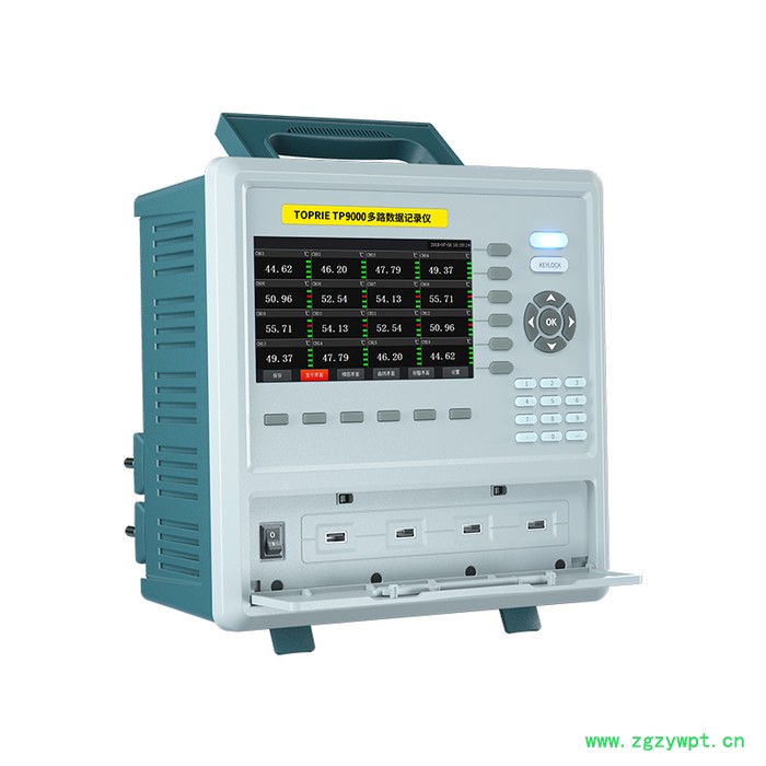 【拓普瑞】无纸记录仪 温度记录仪 多路温度记录仪 蓝屏无纸记录仪图4