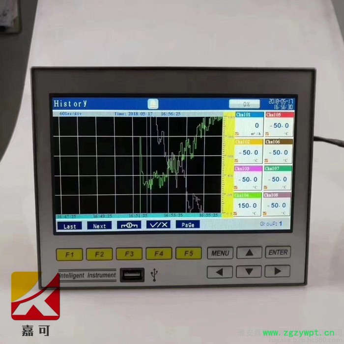 嘉可JK多路温度记录仪厂家 热电偶温度记录仪价格图3