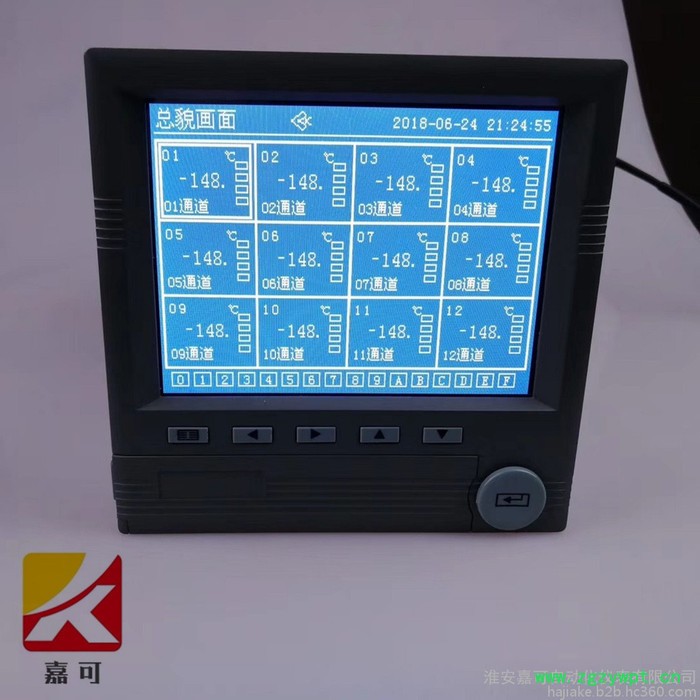 嘉可JK多路温度记录仪厂家 热电偶温度记录仪价格图2