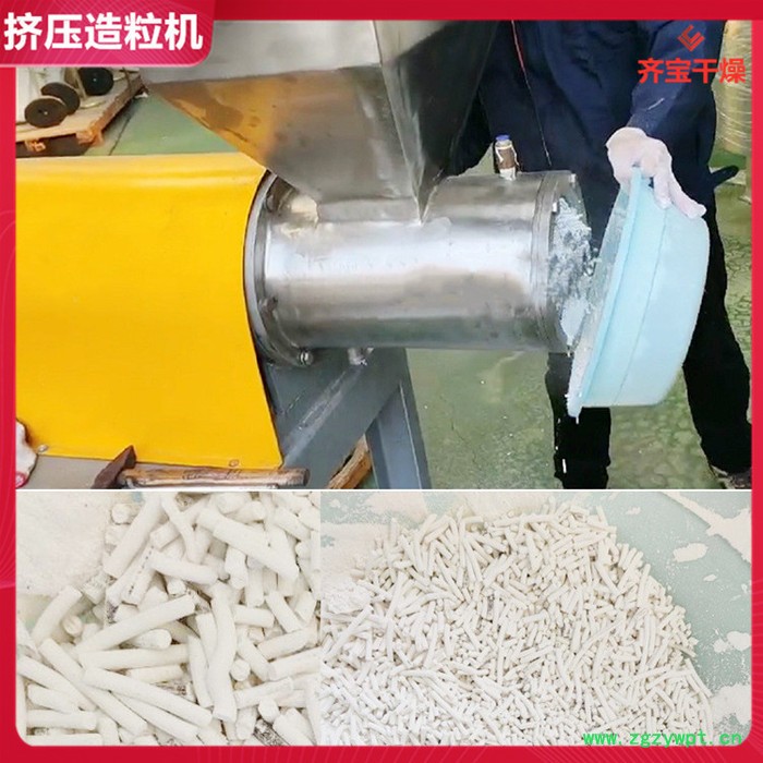 不锈钢单螺杆挤压造粒机 食品添加剂造粒机 催化剂造粒设备图2