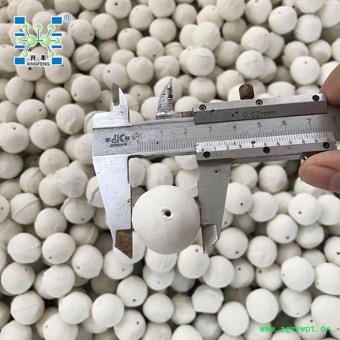 供应开孔瓷球 高铝 中铝 低铝 6mm-60mm 催化剂覆盖支撑填料图6