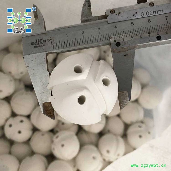 供应开孔瓷球 高铝 中铝 低铝 6mm-60mm 催化剂覆盖支撑填料图5