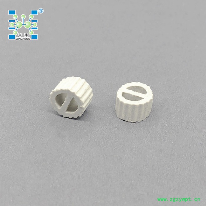 兴丰 陶瓷散堆勒辛环、催化剂载体支撑陶瓷带齿填料图3