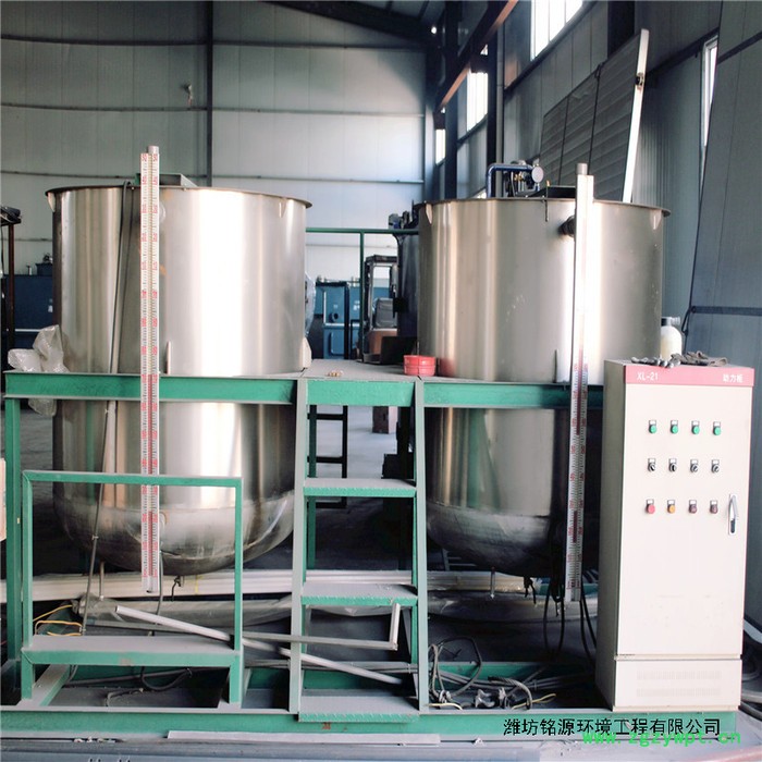 高分子泡药装置 一体化加药搅拌装置 不锈钢三箱一体PAM加药装置图8