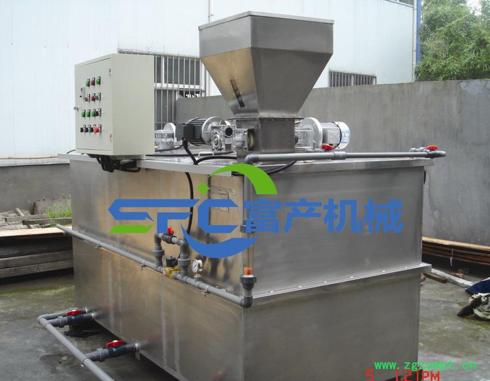 【上海富产】PL3-1500三槽干粉泡药机 一体化加药装置图2