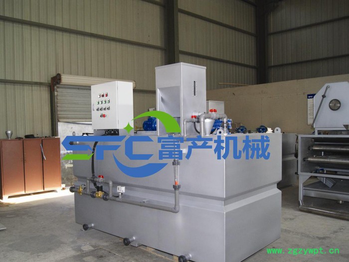 【上海富产】PL3-2000三槽式粉体溶解装置 一体化加药装置图2